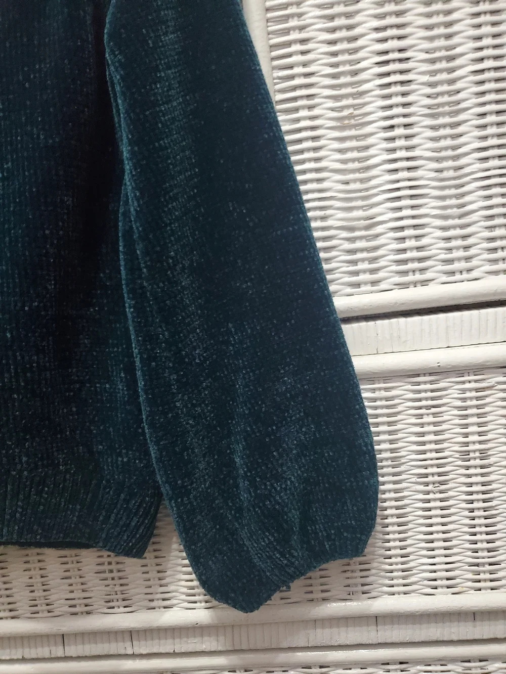 Old Navy Teal Chenille Scoopneck Sweater Girls 10